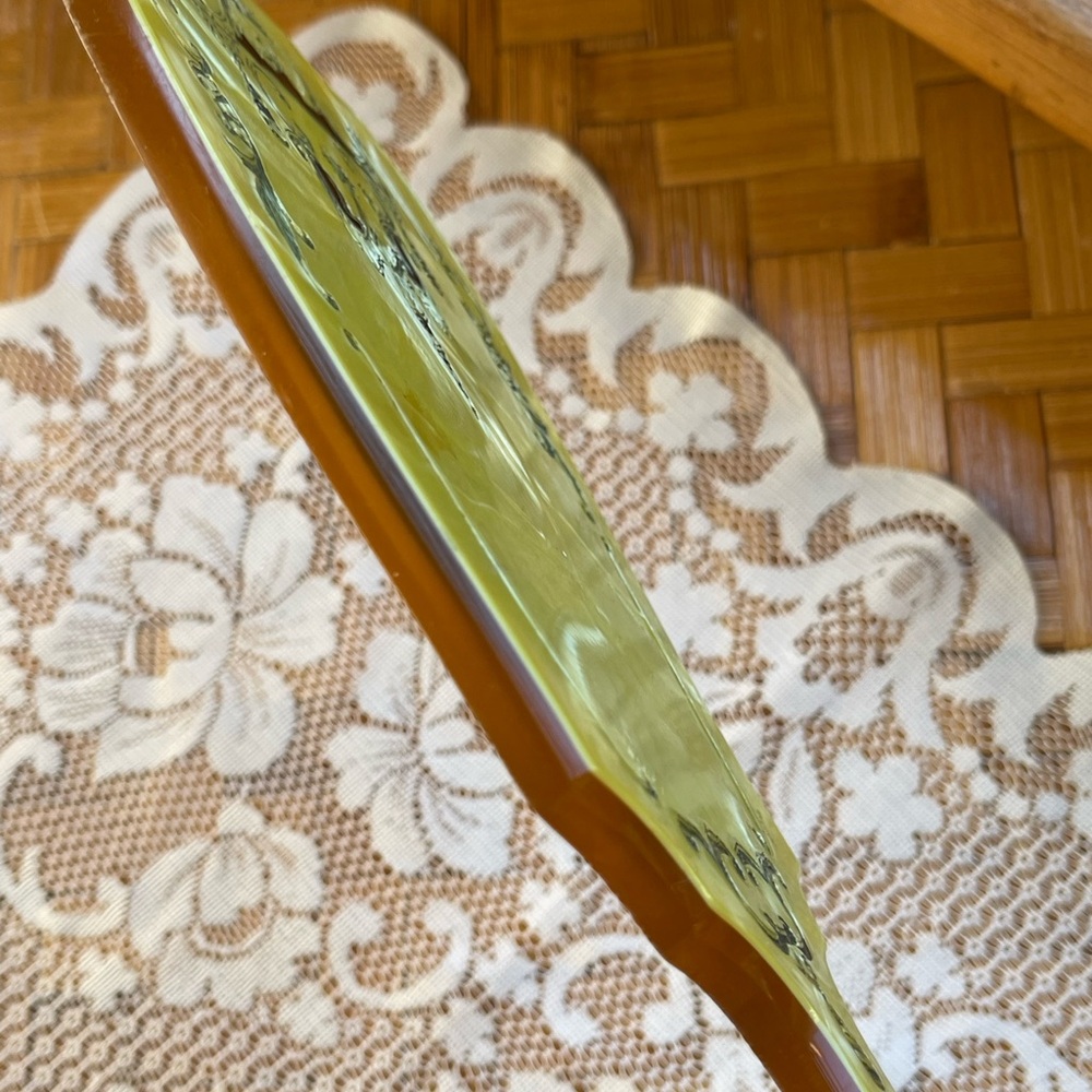 Very old hand mirror picture frame 1920s no glass - Picture 3 of 11